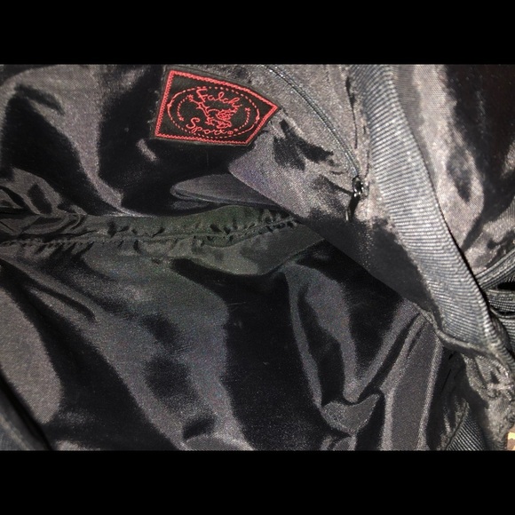 FALCHI SPORT black Microfiber UNISEX Commuter / computer Bag Lots of Pockets - Picture 13 of 16